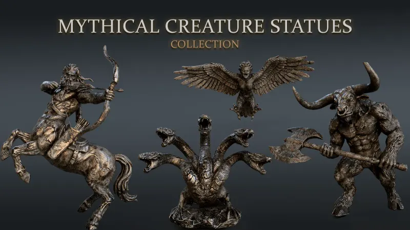 New Release: Creature Statues — Mythical Collection