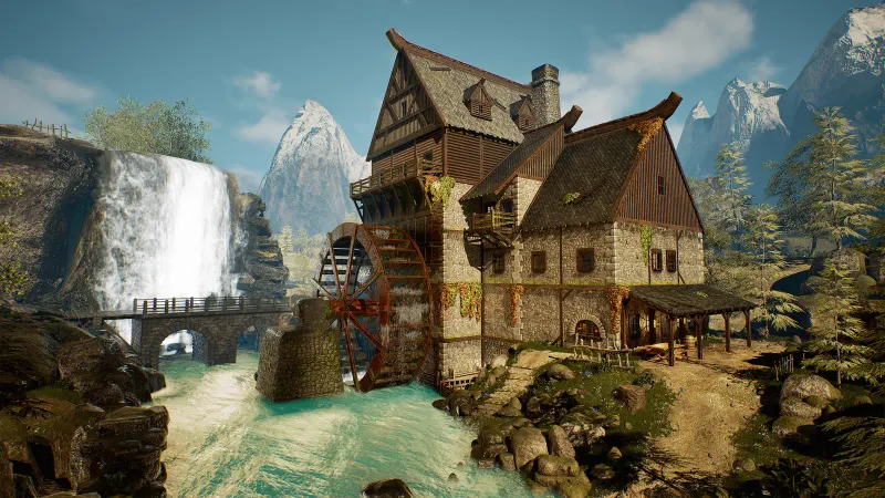 Fantasy Watermill House