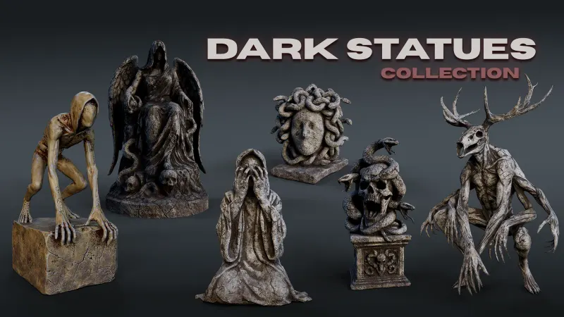New Release: Dark Statues — Horror Collection