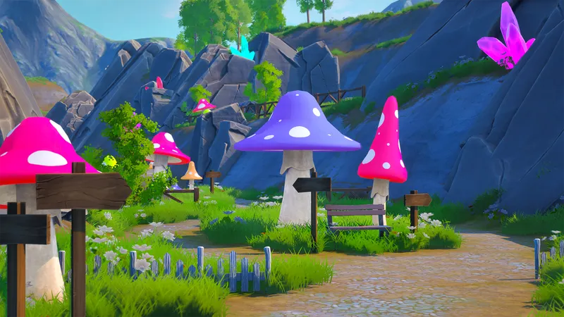 The mushroom grove