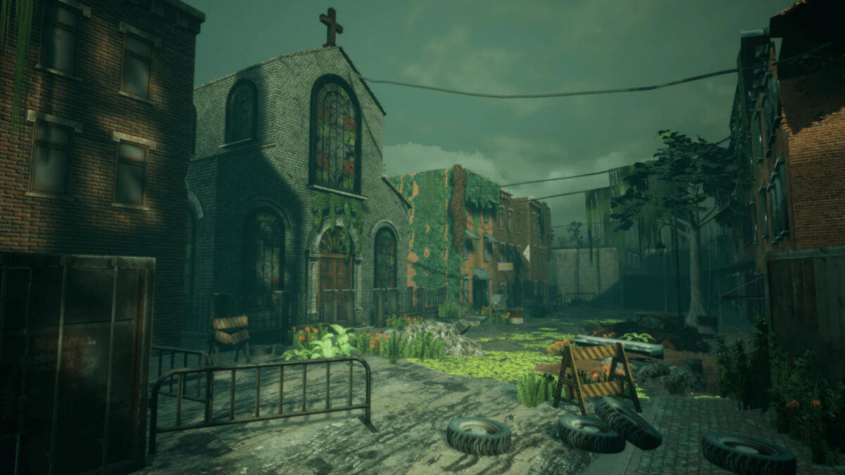 An image showing Abandoned City asset pack, created with Unreal Engine.