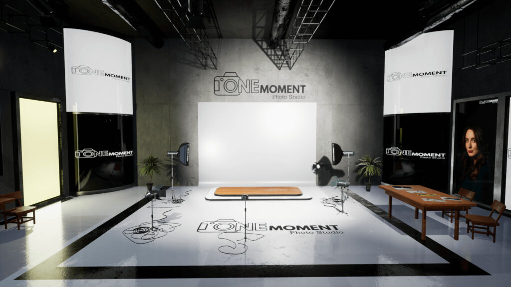 An image showing One Moment Photo Studio asset pack, created with Unreal Engine 4.
