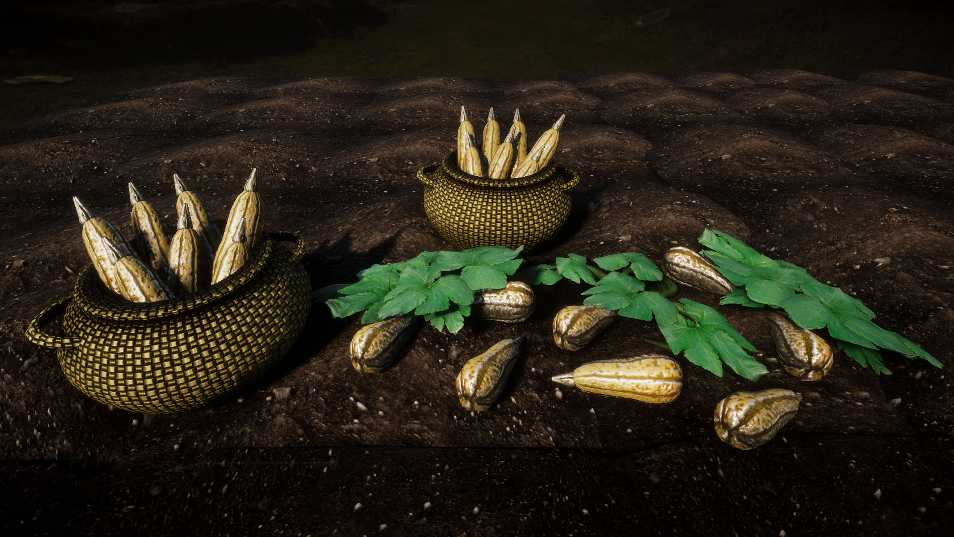 An image showing Garden Vegetables 2. Update asset pack, created with Unity Engine.