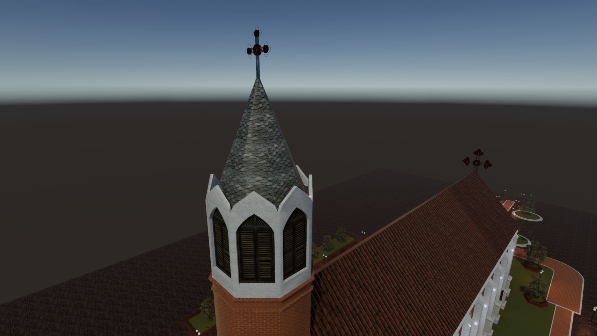 An image showing Cathedral Update asset pack, created with Unity Engine.