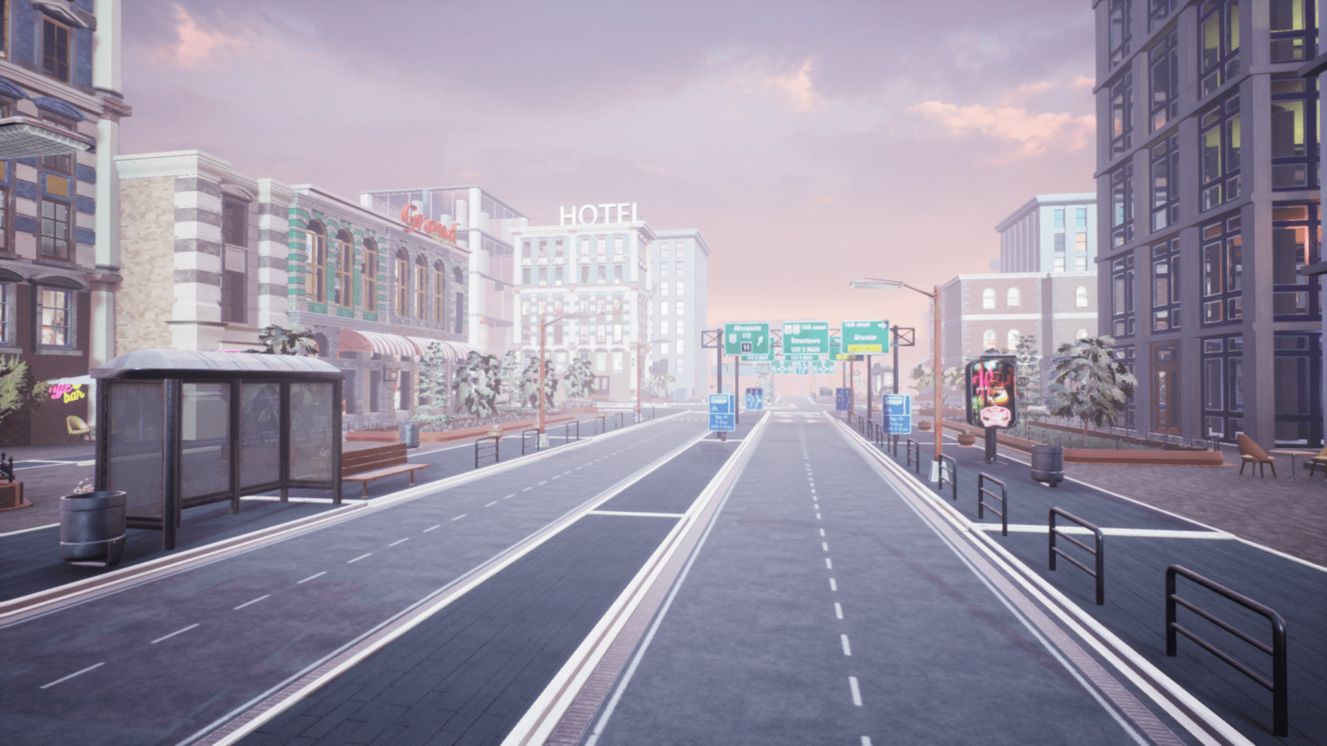 An image showing City Creator asset pack, created with Unreal Engine.