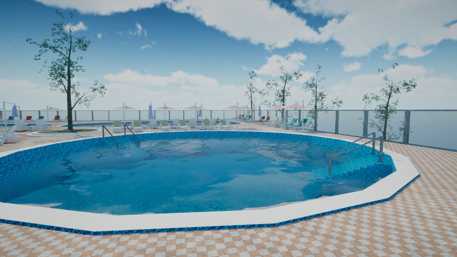 An image showing Water World asset pack, created with Unity Engine.