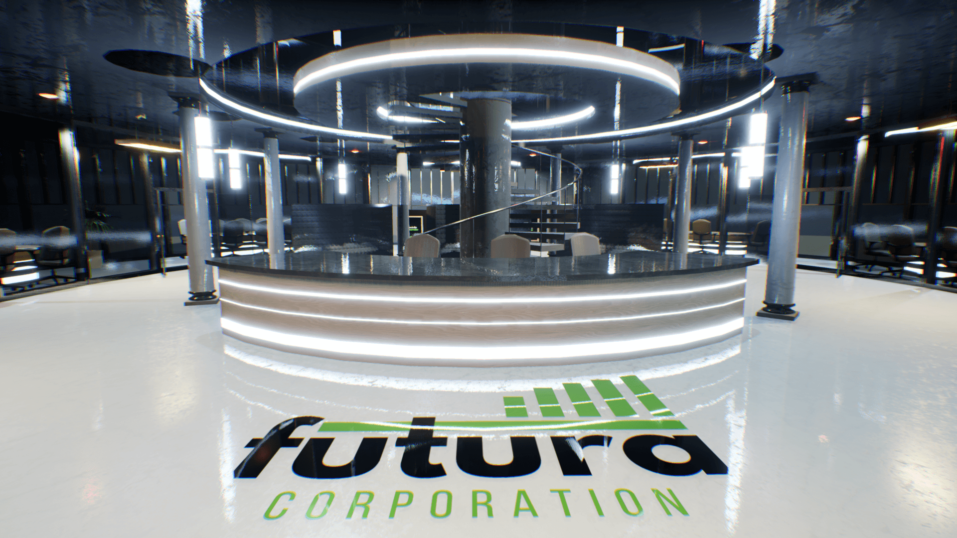 An image showing Corporate Building Futura asset pack, created with Unreal Engine.