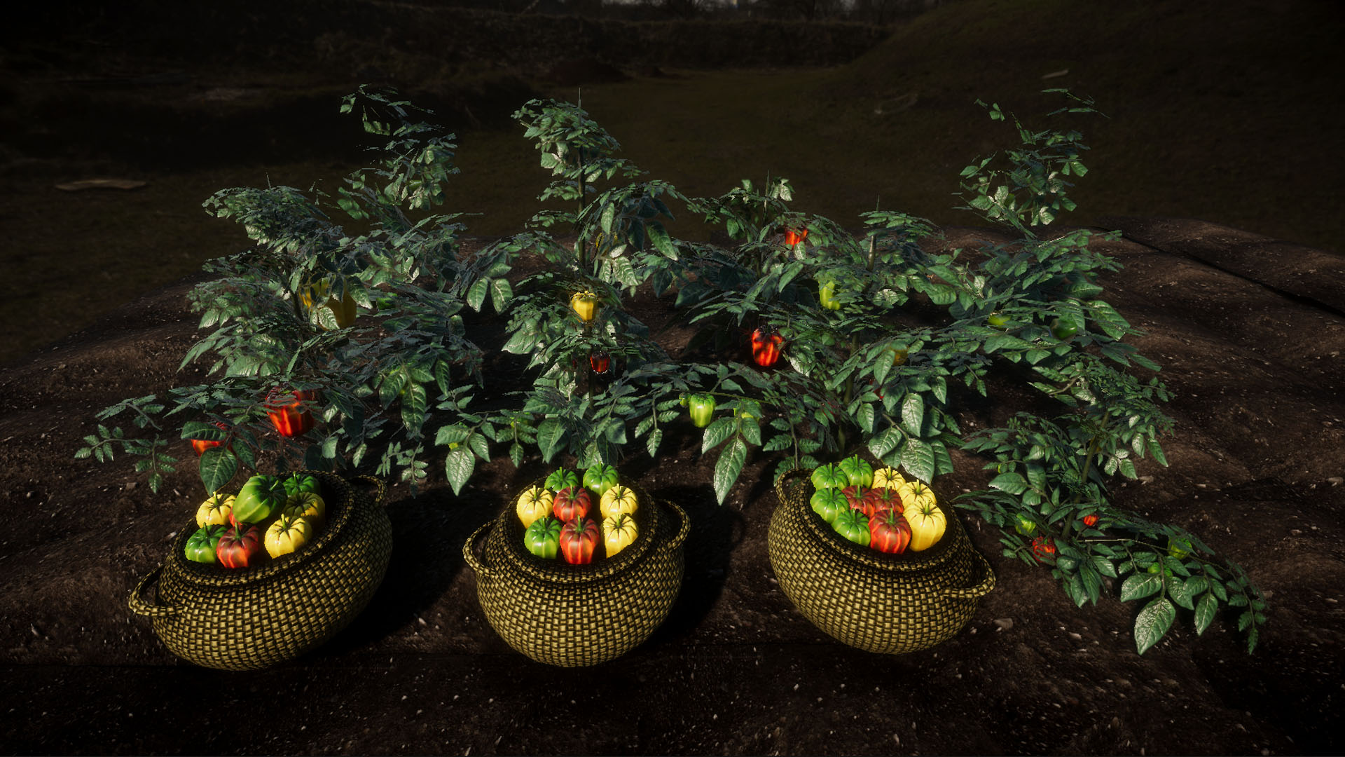 An image showing Garden Vegetables 2. Update asset pack, created with Unity Engine.