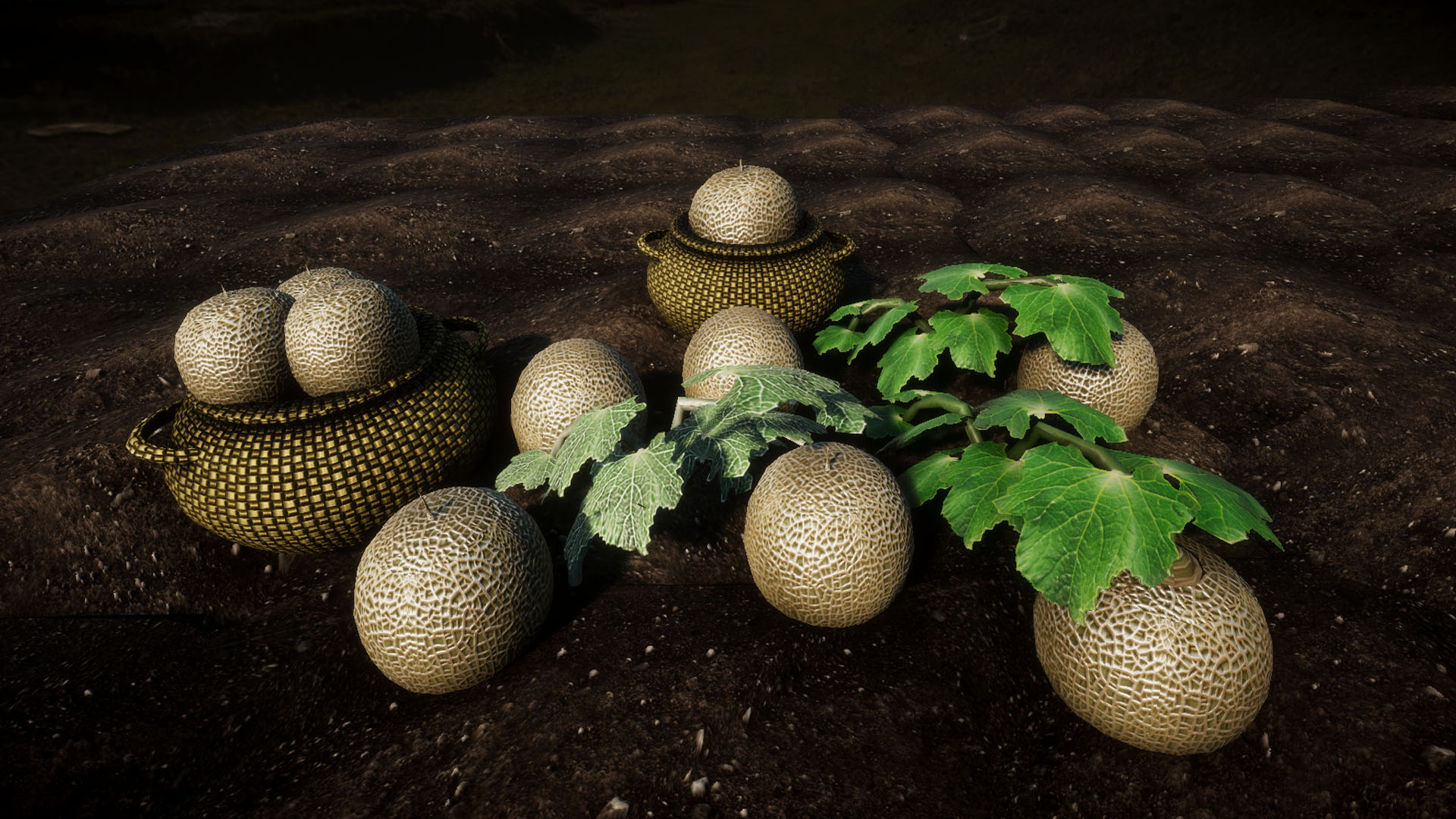 An image showing Garden Vegetables 2. Update asset pack, created with Unity Engine.