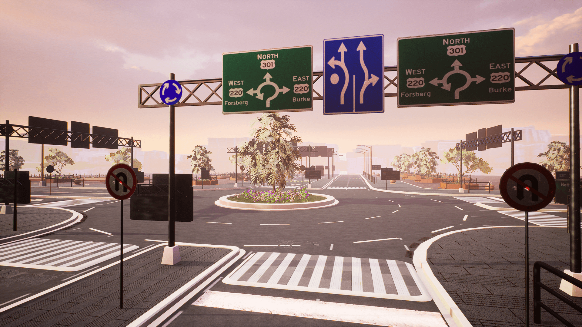 An image showing City Bulevard Creator asset pack, created with Unreal Engine.