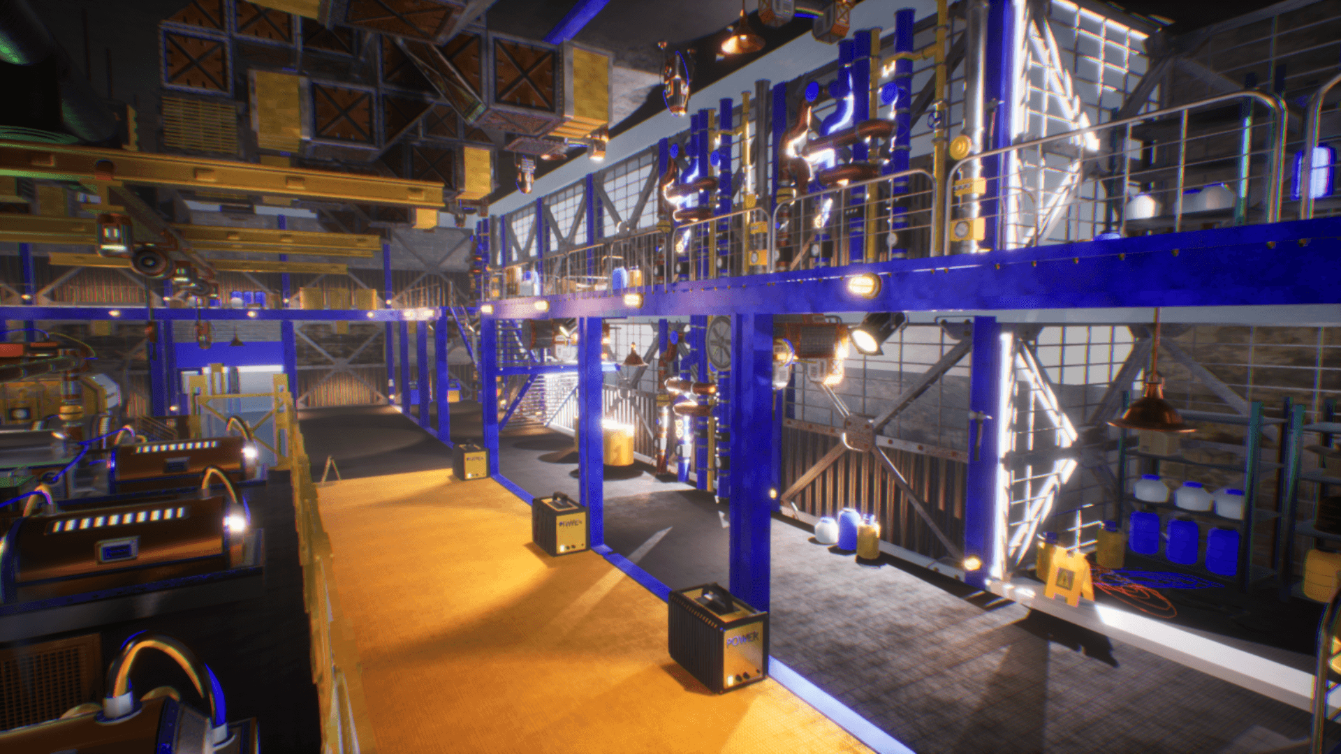 An image showing Industrial Hall asset pack, created with Unreal Engine.