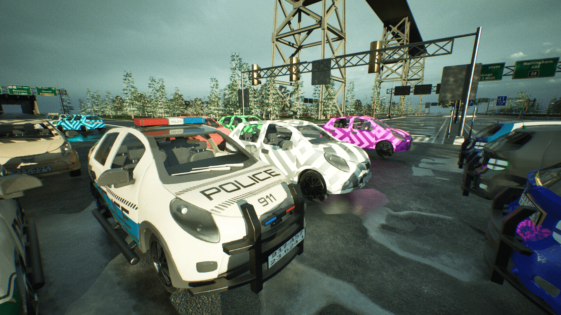 An image showing the Small Car Bundle, created with Unreal Engine.
